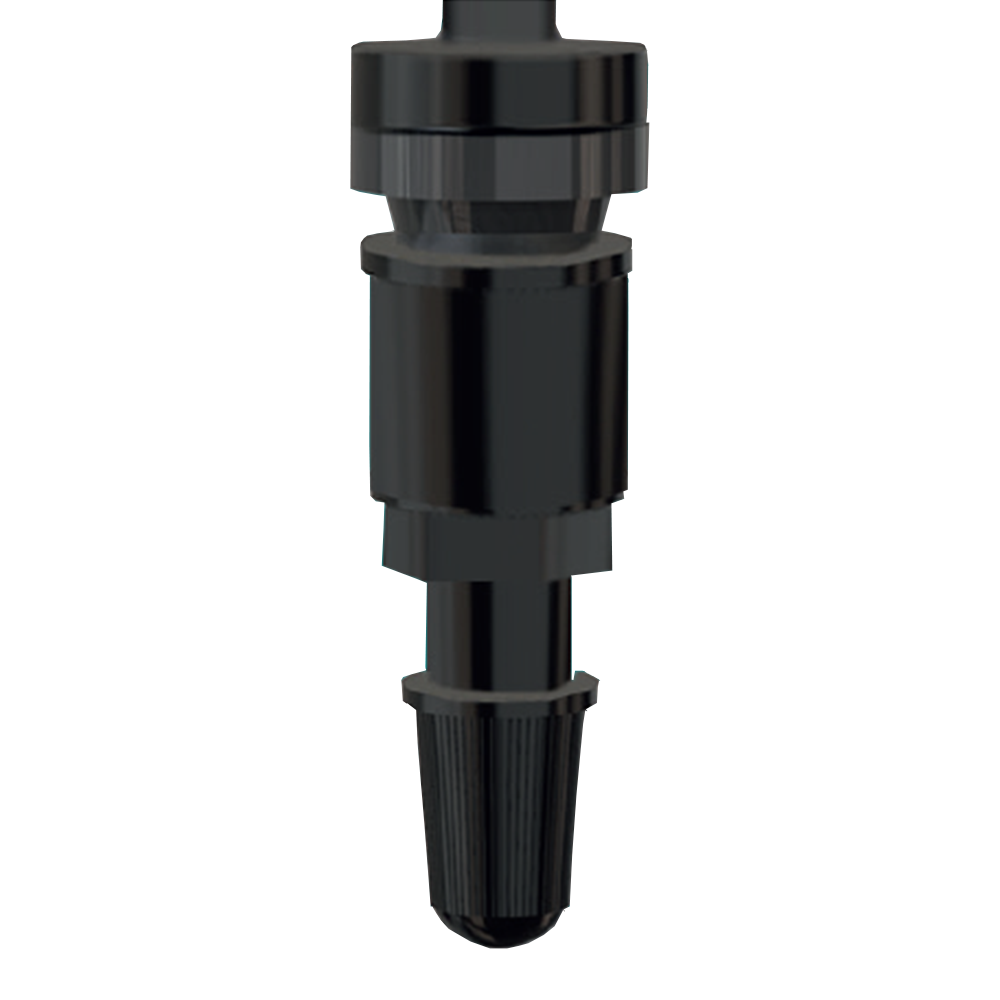 Ventiel - Zwart Metaal - Geschikt voor Compact TPMS Sensor